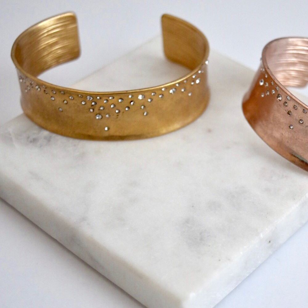 Boho Gold Bangle Bracelet
